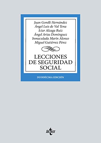 Imagen de portada del libro Lecciones de seguridad social