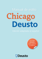 Imagen de portada del libro Manual de estilo Chicago-Deusto