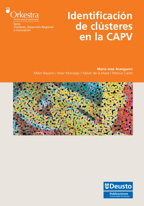 Imagen de portada del libro Identificación de clústeres en la CAPV