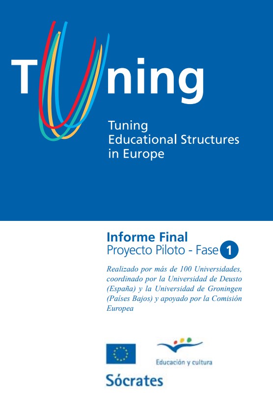 Imagen de portada del libro Tuning educational structures in Europe