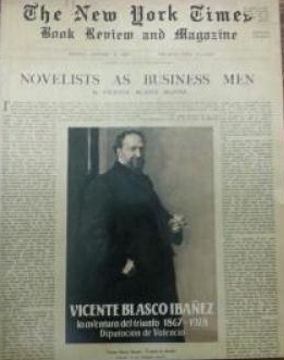 Imagen de portada del libro Vicente Blasco Ibáñez, la aventura del triunfo, 1867-1928