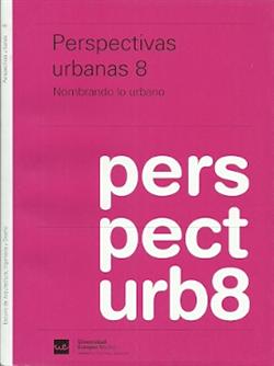 Imagen de portada del libro Perspectivas urbanas 8