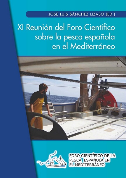 Imagen de portada del libro XI Reunión del Foro Científico sobre la pesca española en el Mediterráneo