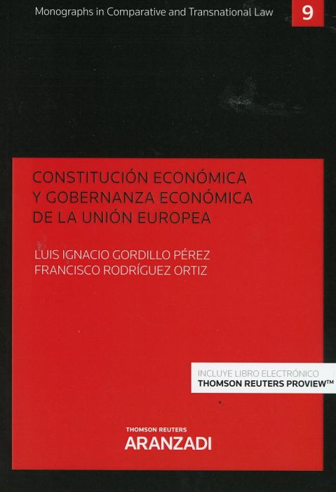 Imagen de portada del libro Constitución económica y gobernanza económica de la Unión Europea