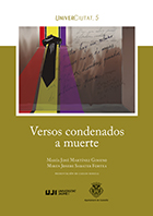 Imagen de portada del libro Versos condenados a muerte en la Prisión Provincial de Castellón 1939-1940