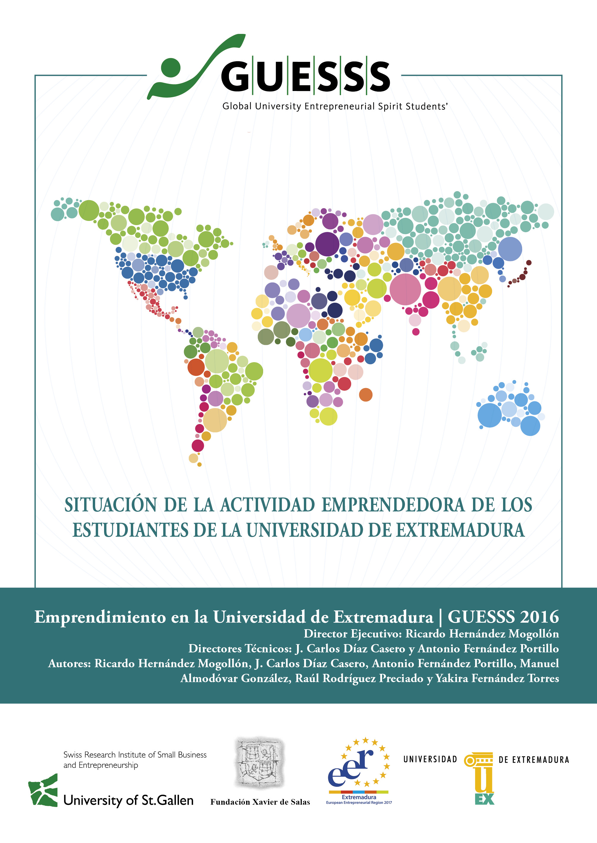 Imagen de portada del libro Situación de la actividad emprendedora de los estudiantes de la Universidad de Extremadura