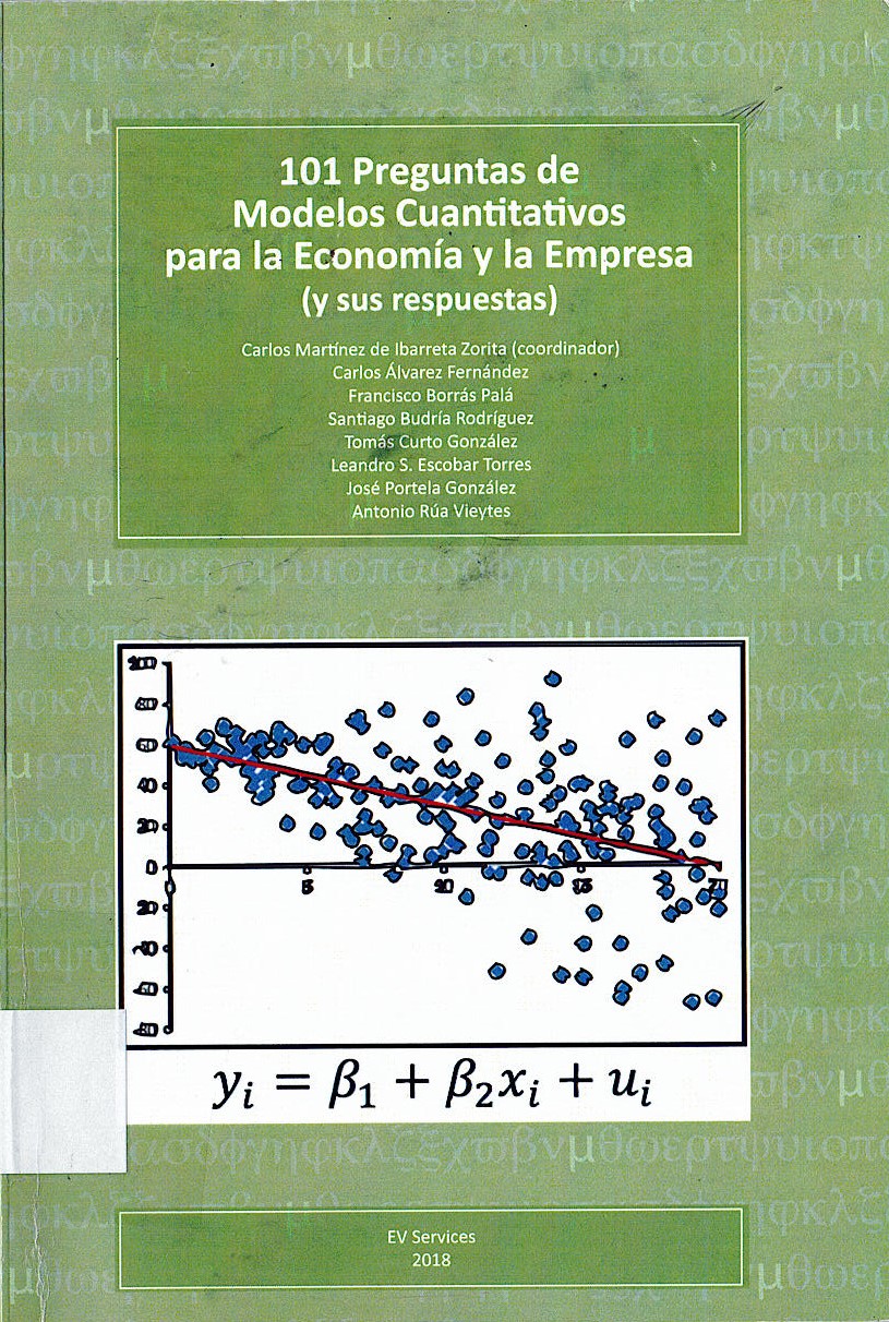 Imagen de portada del libro 101 preguntas de modelos cuantitativos para la economía y la empresa (y sus respuestas)