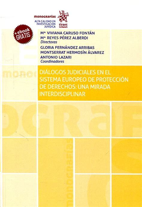 Imagen de portada del libro Diálogos judiciales en el sistema europeo de protección de derechos