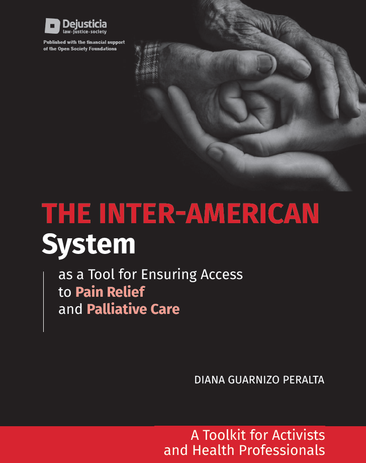 Imagen de portada del libro The inter-american system as a tool for ensuring access to pain relief and palliative care