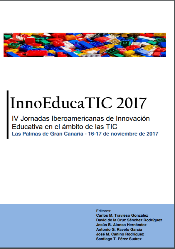 Imagen de portada del libro IV Jornadas Iberoamericanas de Innovación Educativa en el Ámbito de las TIC
