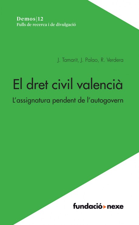 Imagen de portada del libro El dret civil valencià