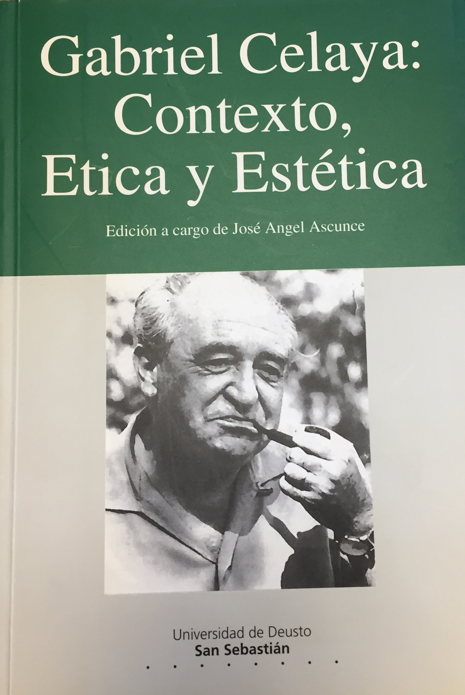 Imagen de portada del libro Gabriel Celaya