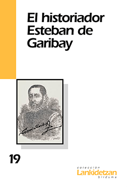 Imagen de portada del libro El historiador Esteban de Garibay