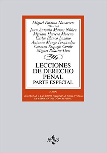 Imagen de portada del libro Lecciones de Derecho Penal