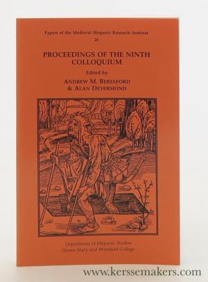 Imagen de portada del libro Proceedings of the ninth colloquium Medieval Hispanic Research Seminar