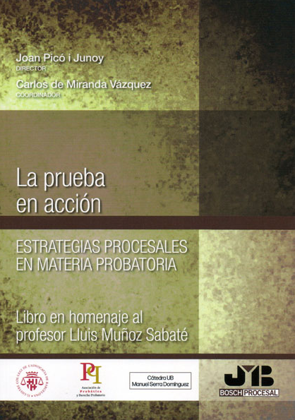Imagen de portada del libro La prueba en acción: estrategias procesales en materia probatoria