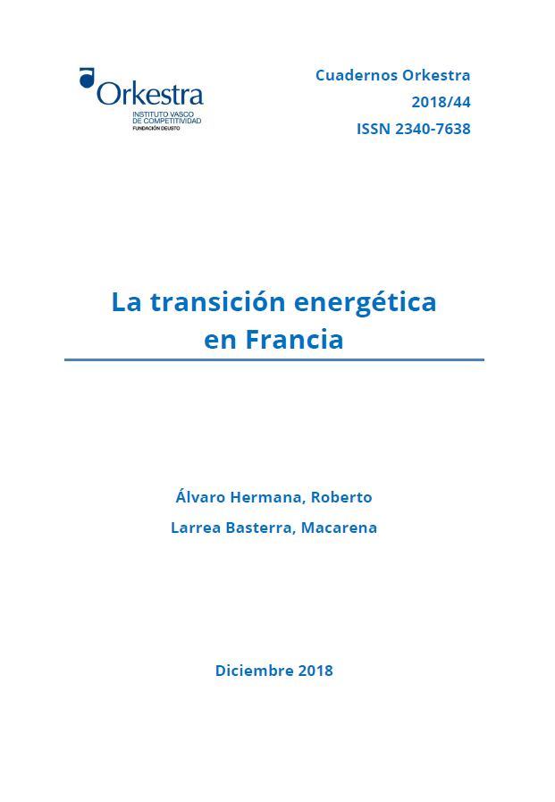 Imagen de portada del libro La transición energética en Francia
