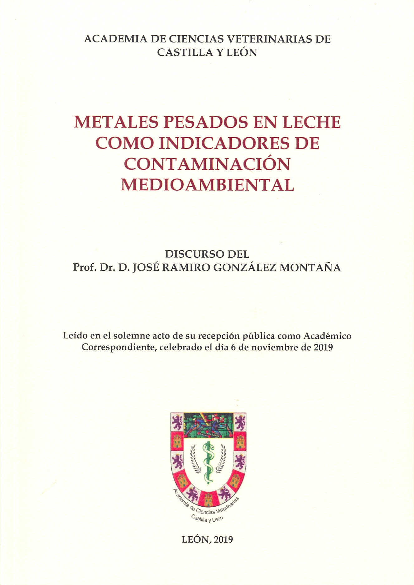 Imagen de portada del libro Metales pesados en leche como indicadores de contaminación medioambiental