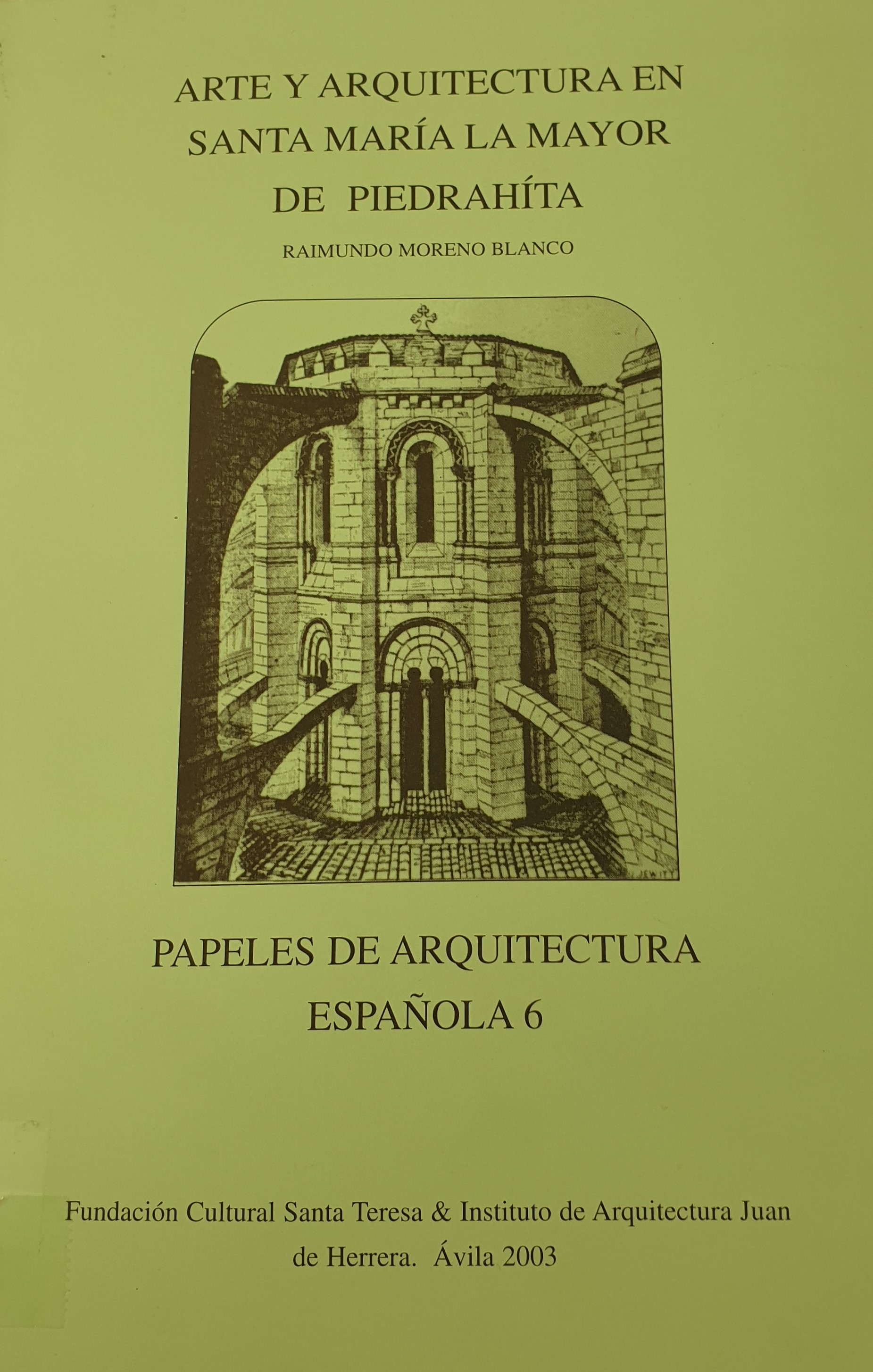 Imagen de portada del libro Arte y arquitectura en Santa María la Mayor de Piedrahíta