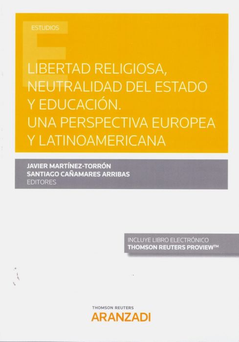 Imagen de portada del libro Libertad religiosa, neutralidad del Estado y educación