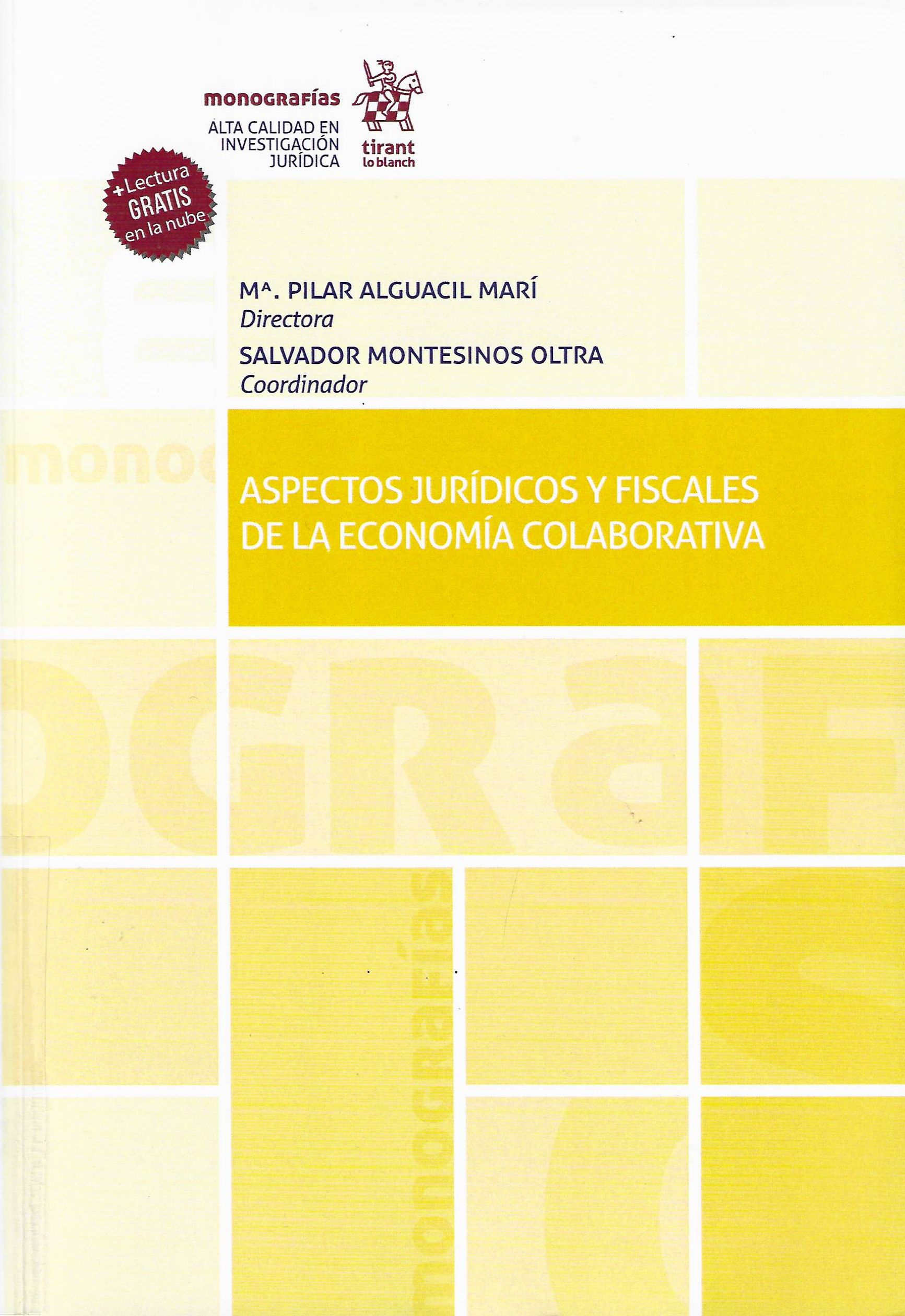 Imagen de portada del libro Aspectos jurídicos y fiscales de la economía colaborativa