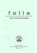 Imagen de portada del libro Folia Stuttgartensia
