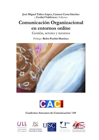 Imagen de portada del libro Comunicación organizacional en entornos "online"