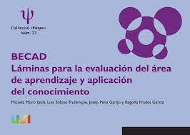 Imagen de portada del libro BECAD. Láminas para la evaluación del área de aprendizaje y aplicación del conocimiento