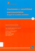 Imagen de portada del libro Crecimiento y estabilidad macroeconómica : el papel de la política económica