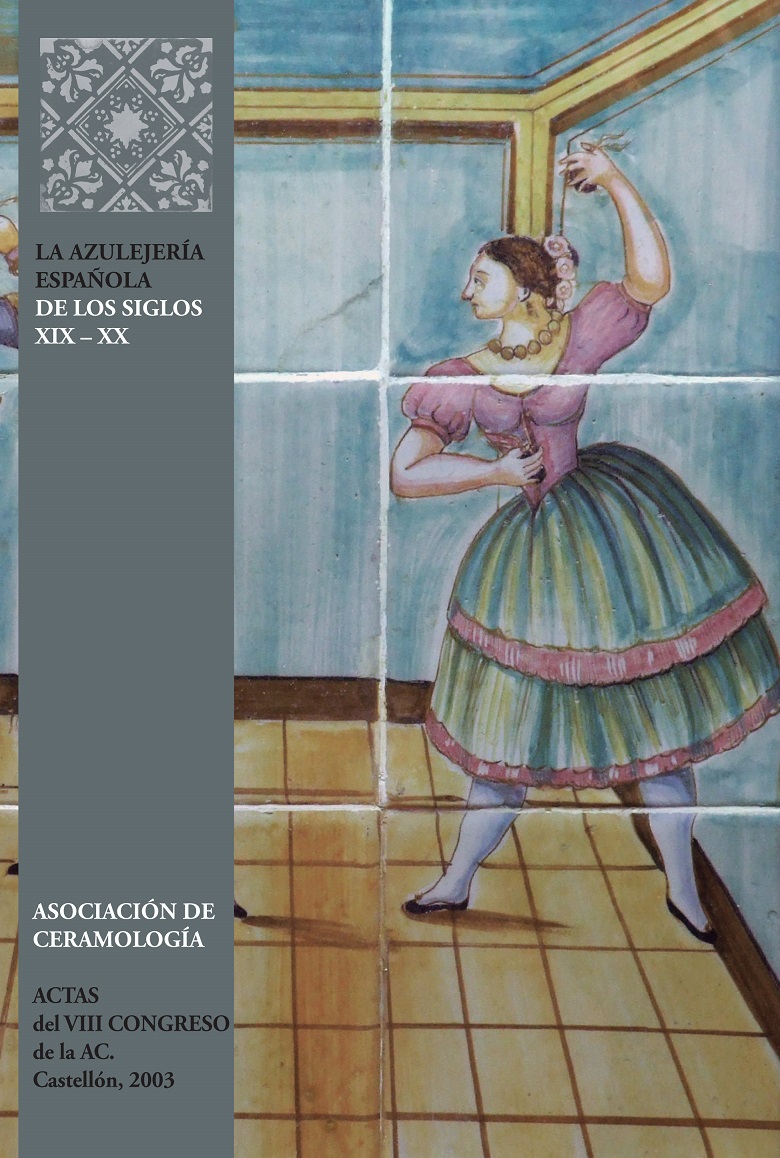 Imagen de portada del libro La azulejería española de los siglos XIX-XX