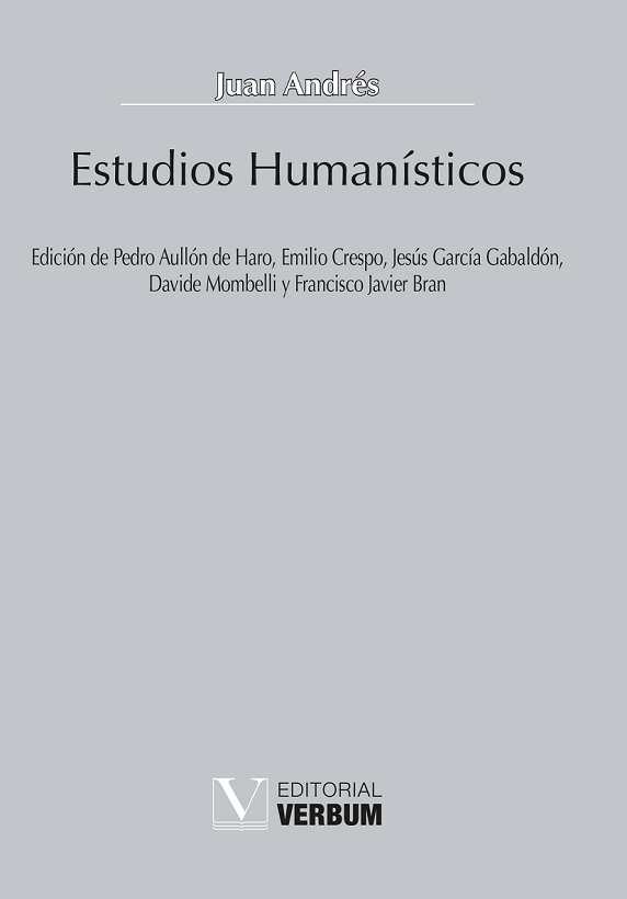 Imagen de portada del libro Estudios humanísticos