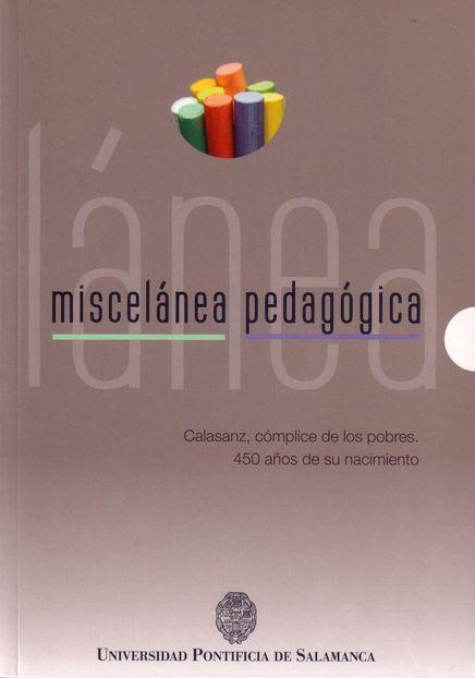 Imagen de portada del libro Miscelánea pedagógica