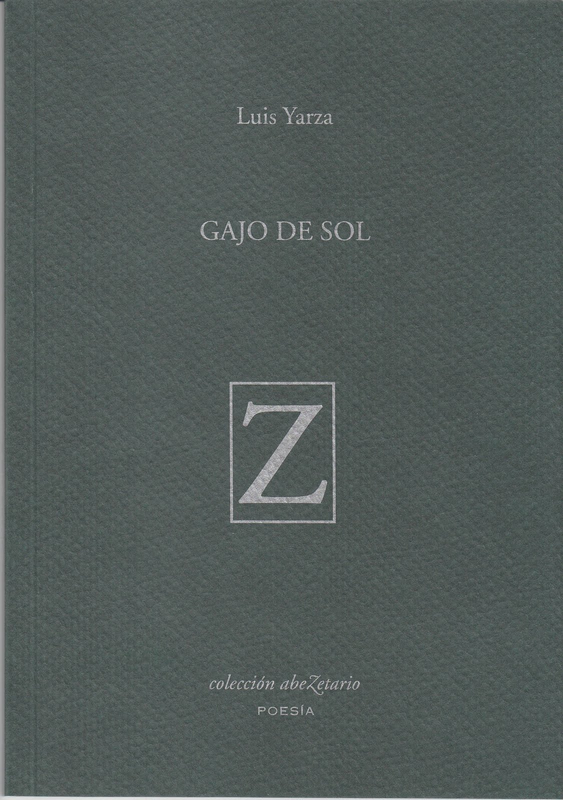 Imagen de portada del libro Gajo de sol