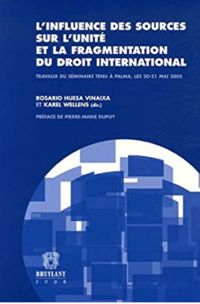 Imagen de portada del libro L'influence des sources sur l'unité et la fragmentation du droit international