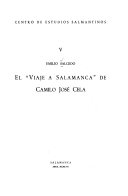 Imagen de portada del libro El "Viaje a Salamanca" de Camilo José Cela