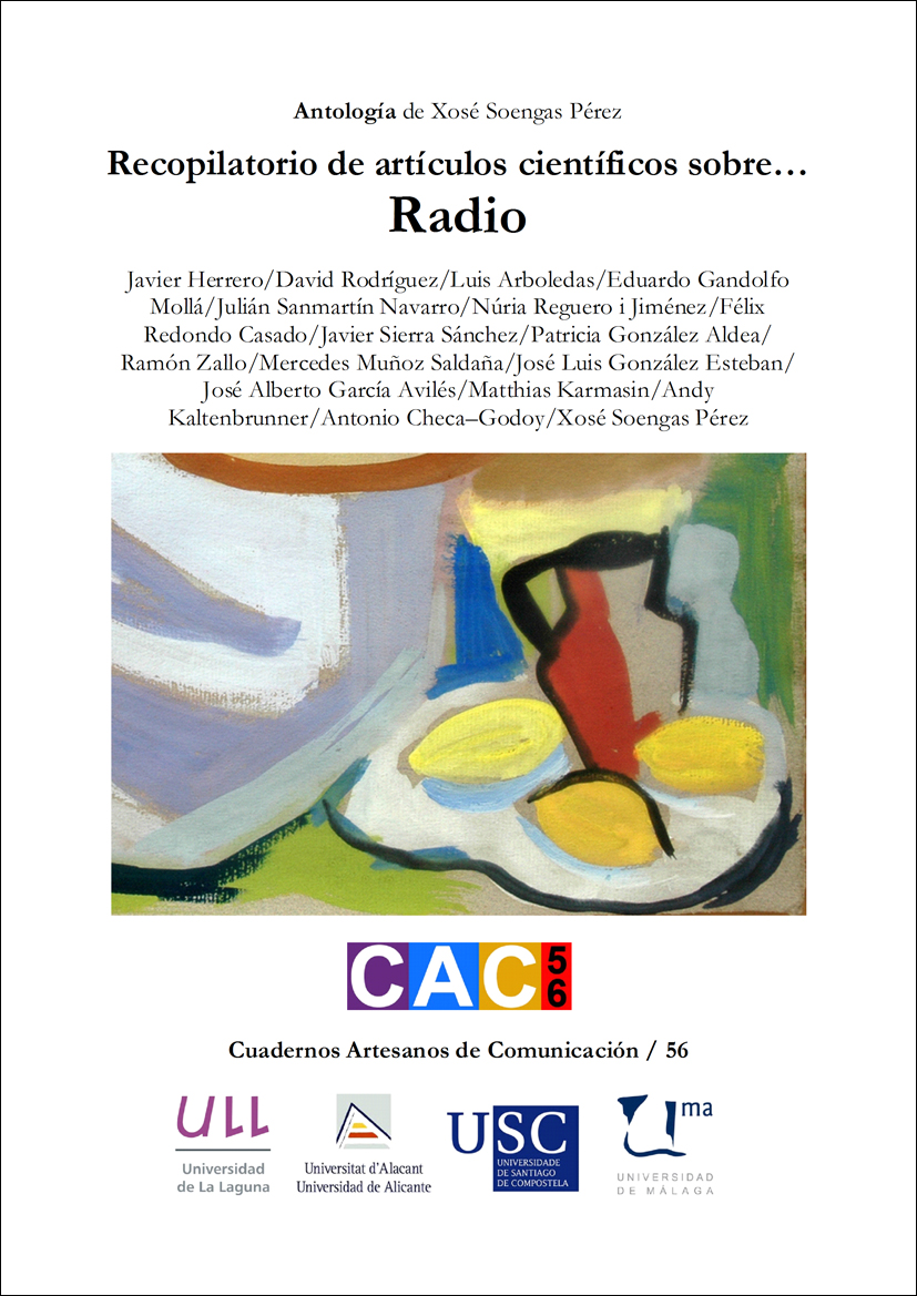 Imagen de portada del libro Recopilatorio de artículos científicos sobre_ Radio