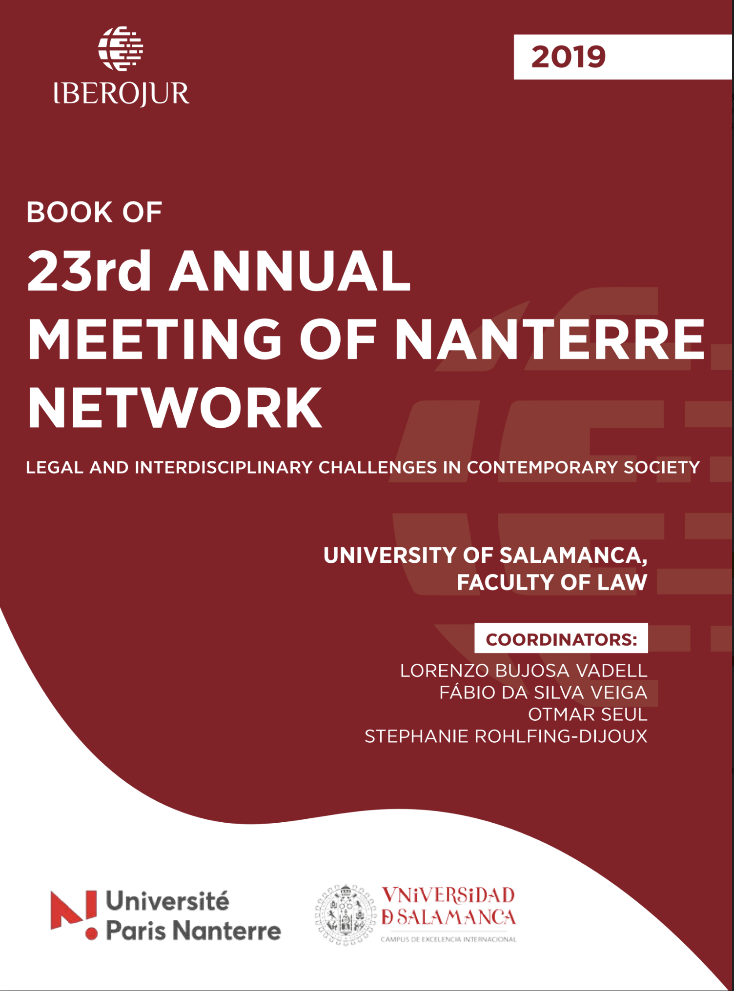 Imagen de portada del libro Book of 23rd Annual Meeting of Nanterre Network