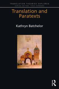 Imagen de portada del libro Translation and Paratexts