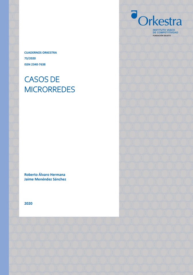 Imagen de portada del libro Casos de microrredes