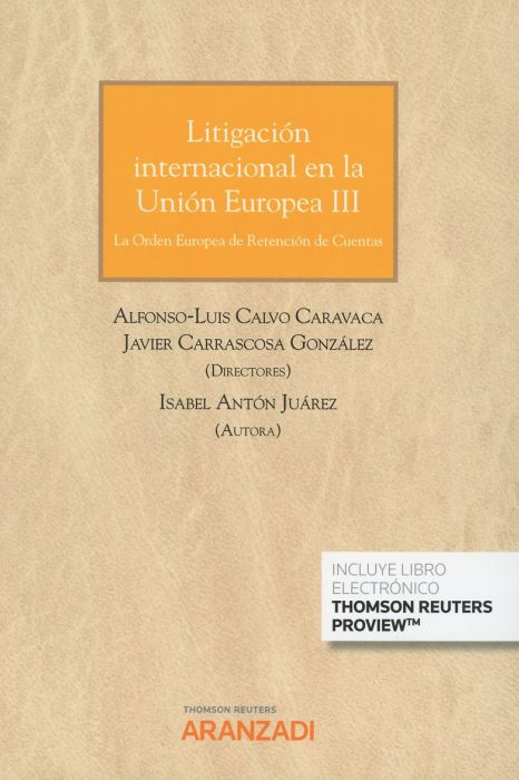 Imagen de portada del libro Litigación Internacional en la Unión Europea III