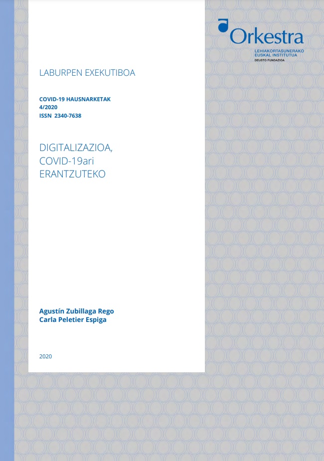 Imagen de portada del libro Digitalizazioa