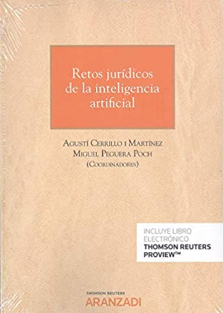 Imagen de portada del libro Retos jurídicos de la inteligencia artificial