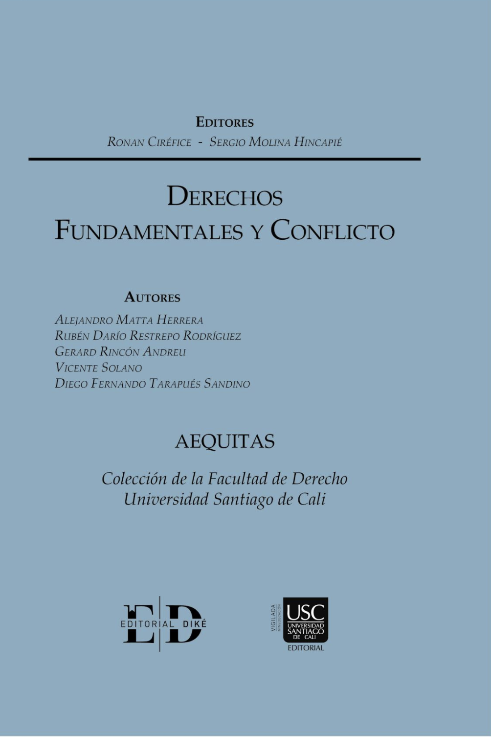 Imagen de portada del libro Derechos fundamentales y conflicto