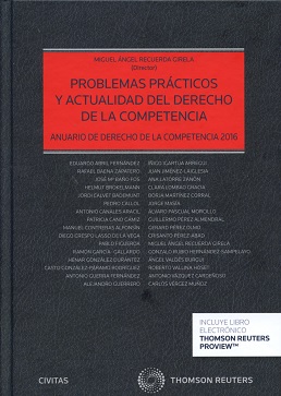 Imagen de portada del libro Problemas prácticos y actualidad del derecho de la competencia