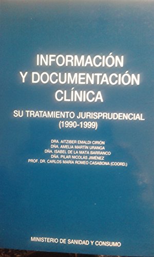 Imagen de portada del libro Información y documentación clínica