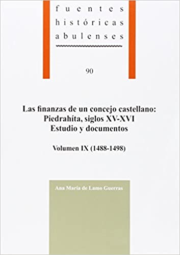 Imagen de portada del libro Las finanzas de un concejo castellano, Piedrahíta, siglos XV-XVI