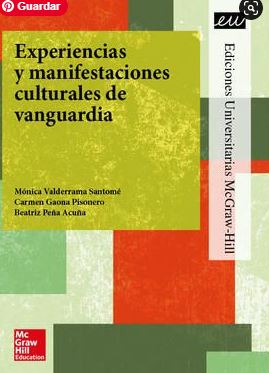 Imagen de portada del libro Experiencias y manifestaciones culturales de vanguardia