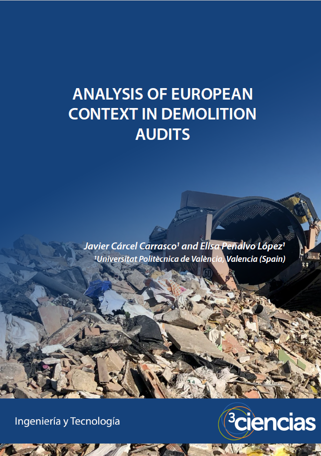 Imagen de portada del libro Analysis of european context in demolition audits