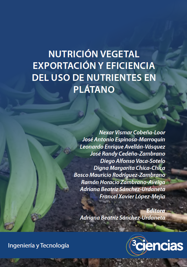 Imagen de portada del libro Nutrición vegetal exportación y eficiencia del uso de nutrientes en plátano