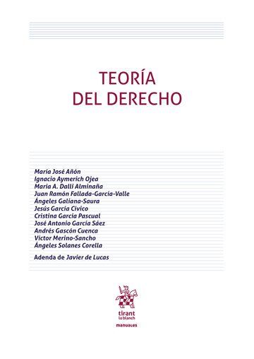 Imagen de portada del libro Teoría del Derecho